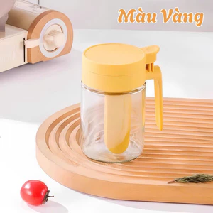 Hũ đựng gia vị có muỗng định lượng - lọ thuỷ tinh nắp bật chống ẩm tiện lợi