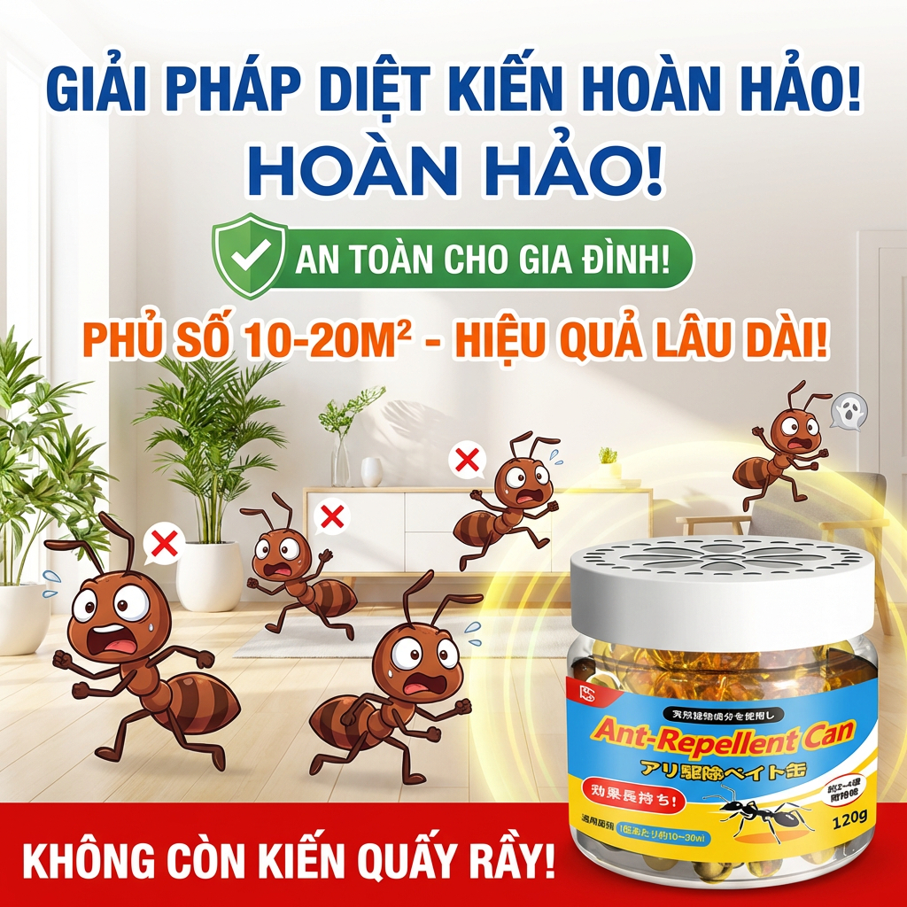 huốc diệt kiến, giúp giảm kiến rõ rệt sau khi sử dụng, đa khu vực sử dụng 120g huốc diệt kiến, giúp giảm kiến rõ rệt sa