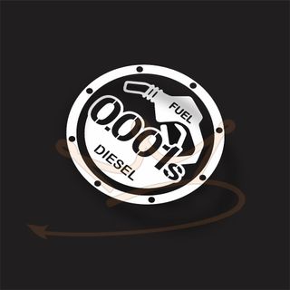 Tem dán Nắp Bình Xăng 95 ONLY / Diesel ONLY – Decal Ô Tô Thể Thao