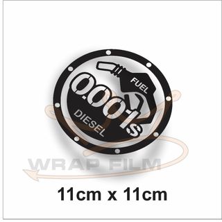 Tem dán Nắp Bình Xăng 95 ONLY / Diesel ONLY – Decal Ô Tô Thể Thao