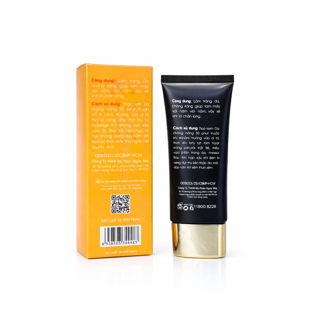 Kem Chống Nắng MeTa Trắng Da Nâng Tone Kiềm Dầu Dành cho mọi Loại Da 50ml Chính Hãng.
