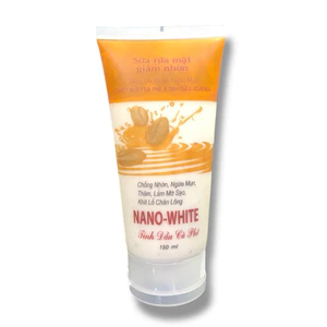 Sữa Rửa Mặt Nano White Tinh Dầu Cà Phê 150ml – Giảm Nhờn, Ngừa Mụn, Se Khít Lỗ Chân Lông