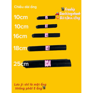 ỐNG NHỰA ABS LÀM SÁO ĐƠN CẮT SẴN ĐÃ KHOAN LỖ CHUẨN KÍCH THƯỚC HT4