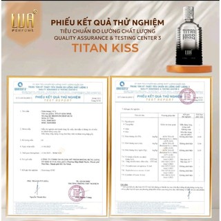 NƯỚC HOA NAM CHÍNH HẢNG TITAN KISS  50ML HƯƠNG THƠM NHẸ NHÀN NAM TÍNH - LUA PERFUME