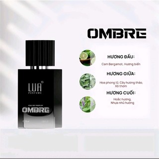 Nước hoa Nam chính hãng OMBRE 50ML hương biển, thanh mát, sang trọng, nhẹ nhàn - LUA PERFUME