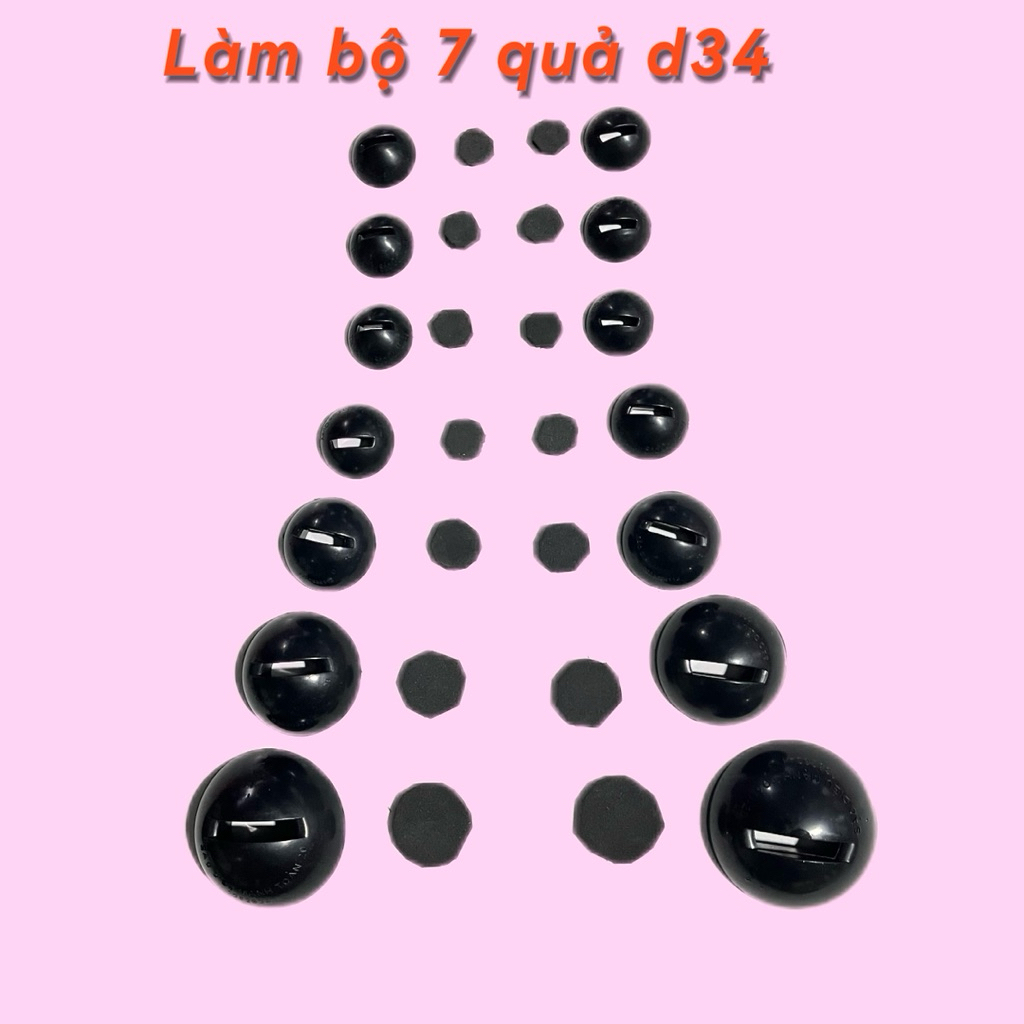 BỘ MIỆNG SÁO DIỀU 7 QUẢ NHỰA ABS D34 D27 D21 D17 D15 KÈM VÁCH NGĂN ÂM CÒI BÒ HÒA ĐÀN HOA CÒI CHUÔNG HT1