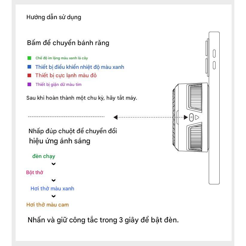 Piva B3 Pro | Quạt tản nhiệt điện thoại sò lạnh mới nhất 2026 làm lạnh nhanh diện tích làm lạnh 22cm2 | BigBuy360 - bigbuy360.vn