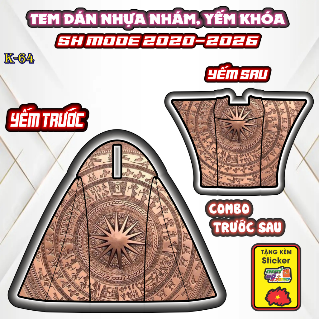 Bộ Tem Dán Chống Trầy Nhựa Nhám SH MODE 2020-2026 Decal Bảo Vệ Cao Cấp, Chống Nước, Bền Màu. SH MODE 2020-2026