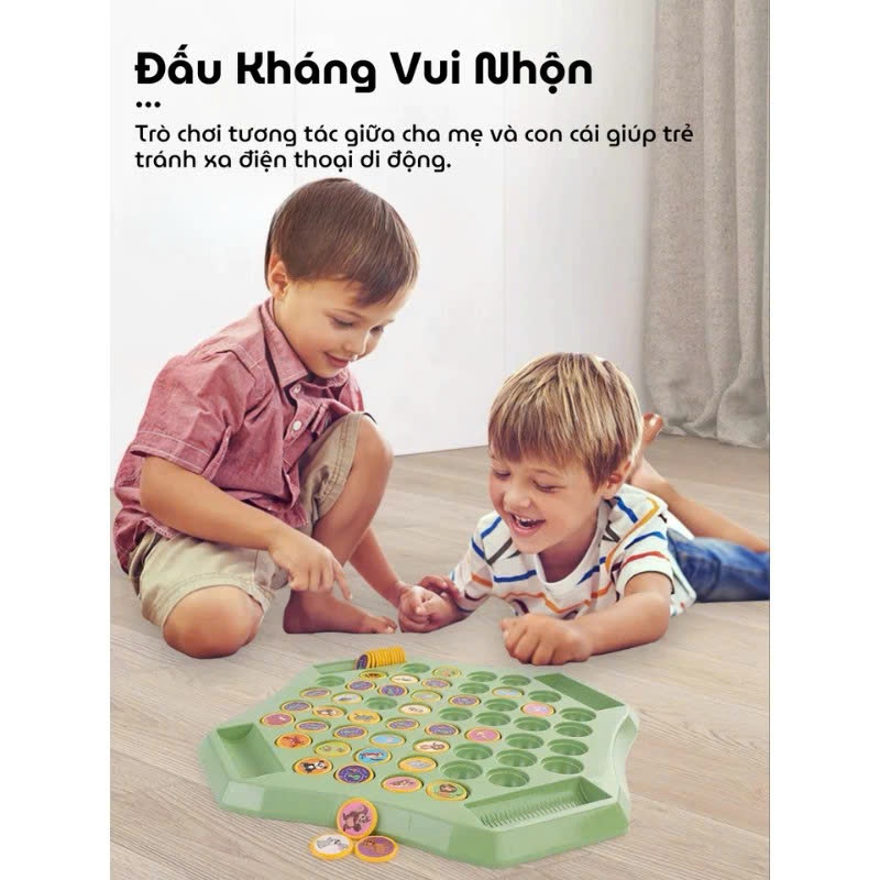 Bộ Đồ Chơi Cờ Lật Mặt Ghi Nhớ Tìm Hình Giống Nhau Cho Nhiều Người Chơi Rèn Luyện Trí Nhớ, Tặng Kèm Bút