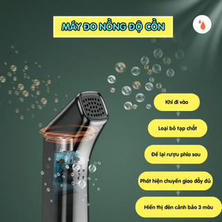 Máy đo nồng độ cồn chính xác, ổn định, siêu nhậy. Máy thổi nồng độ cồn (Dùng thử đổi trả 15 ngày)