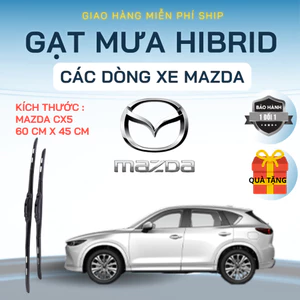 Gạt Mưa Ô Tô MAZDA CX5, CX8, CX9, BT50, MAZDA2, MAZDA3,6 CX3... Lưỡi Silicon NANO Gạt Sạch Êm.3K