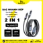 100W Dây sạc 2 in 1 Type C Cáp sạc siêu nhanh trong suốt 2 trong 1 ,Có đèn led Cáp dữ liệu Hợp kim dệt nylon IP 8-17Max