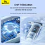 100W Dây sạc 2 in 1 Type C Cáp sạc siêu nhanh trong suốt 2 trong 1 ,Có đèn led Cáp dữ liệu Hợp kim dệt nylon IP 8-17Max