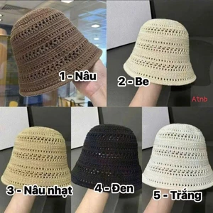 MŨ CÓI/LEN ĐAN BUCKET PHONG CÁCH HÀN QUỐC - PHỤ KIỆN "SỐNG ẢO" CỰC CHILL