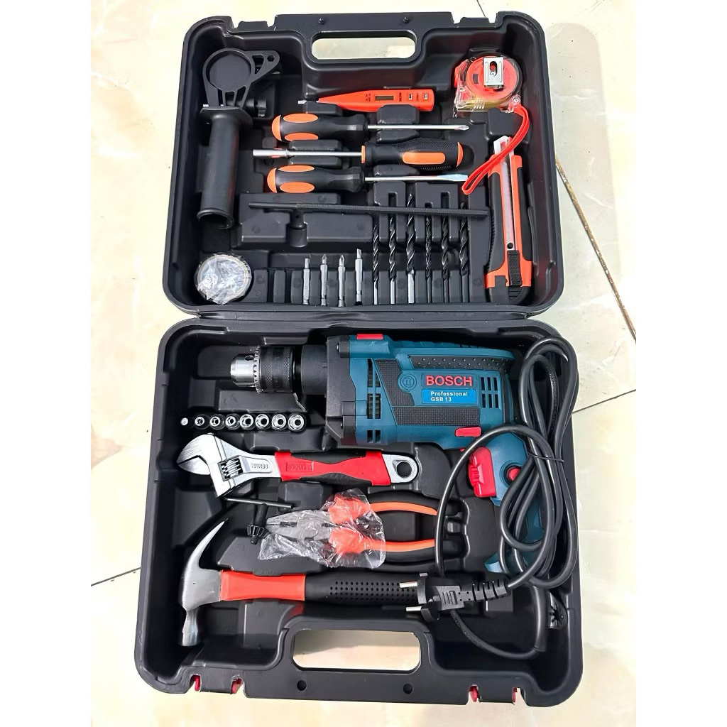 Bộ Máy khoan điện cầm tay bosch 13 Ly kèm phụ kiện