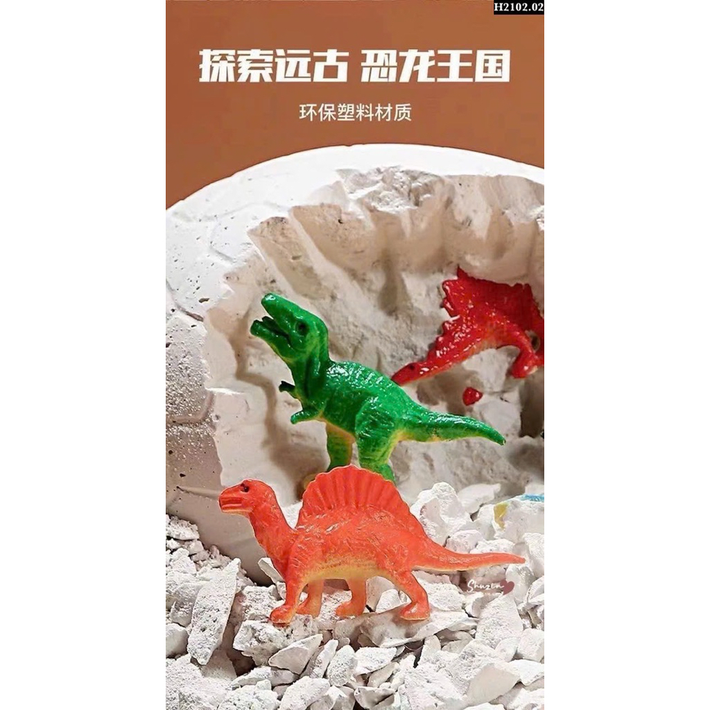 COMBO 4 TRỨNG THẠCH ĐẬP ĐÁ KHỦNG LONG