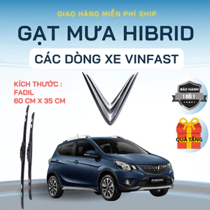 Gạt Mưa Ô Tô VINFAST FADIL, VF5, VFe34, LUX A, LUX SA, VF3, VF6,7,8,9, HERIO, LIMO GREEN, Lưỡi Silicon NANO Gạt Sạch. 3K