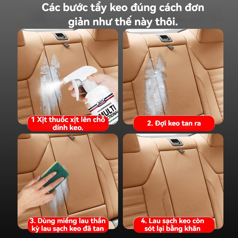 Lau Vết Keo Bang Dinh, nước tẩy keo dán đa năng, Không Để Lại Vết, Thơm Dịu, hân Thiện Môi Trường, Nước Tẩy Keo Không
