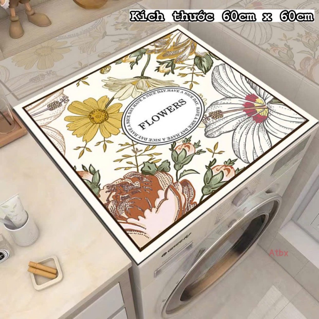 THẢM SILICON PHỦ MÁY GIẶT, TỦ LẠNH - CHỐNG BỤI, CHỐNG NƯỚC, DECOR SANG TRỌNG