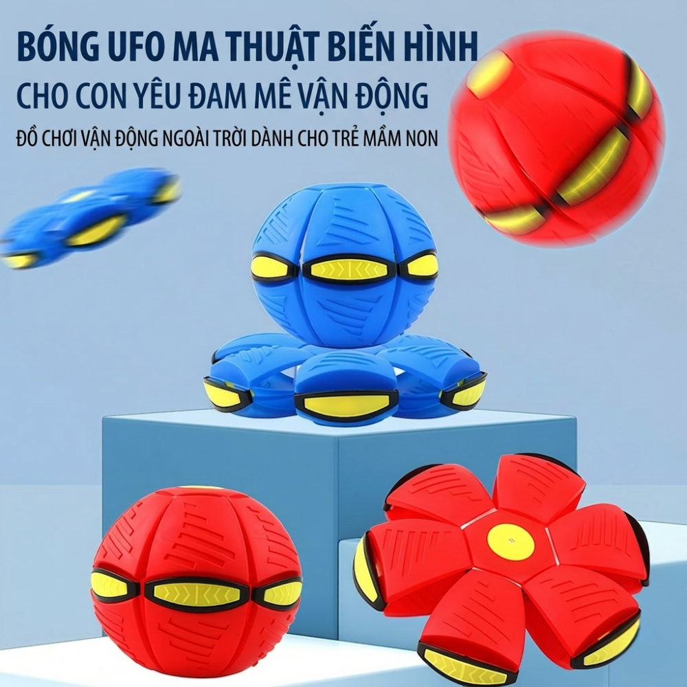 Bóng đồ chơi ma thuật đèn led - Đồ chơi vận động bóng bật nảy lò xò có đèn nháy, bóng lò xo