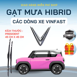 Gạt Mưa Ô Tô VINFAST VF3, VF5,VF6,VF7,8,9, LUX_A, SA, VFe34, Fadil, HERIO, LIMO GREEN, Lưỡi Silicon NANO Gạt Sạch Êm. 3K