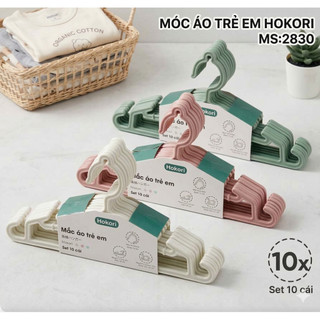 Móc áo trẻ em HOKORI nhựa VIỆT NHẬT (MS: 2830) Kích thước : 29,5 x 15 cm