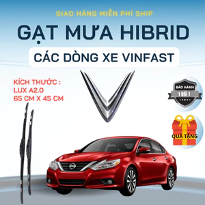 Gạt Mưa Ô Tô VINFAST LUX SA, LUX A,Fadil, VFe34, VF3, VF5,6,7,8,9, HERIO, LIMO GREEN, Lưỡi Silicon NANO Gạt Sạch Êm.VF3K
