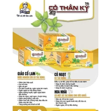 COMBO 5 HỘP TRÀ GIẢO CỔ LAM 5 LÁ ( HỖ TRỢ LÀM SẠCH MẠCH MÁU, GAN NHIỄM MỠ, MẤT NGỦ, TÊ BÌ CHÂN TAY) 1 HỘP/ 16 GÓII