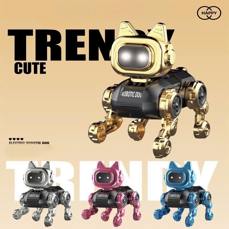 Chó Robot Đồ Chơi Mini – Di Chuyển Tự Động Siêu Cute Cho Bé