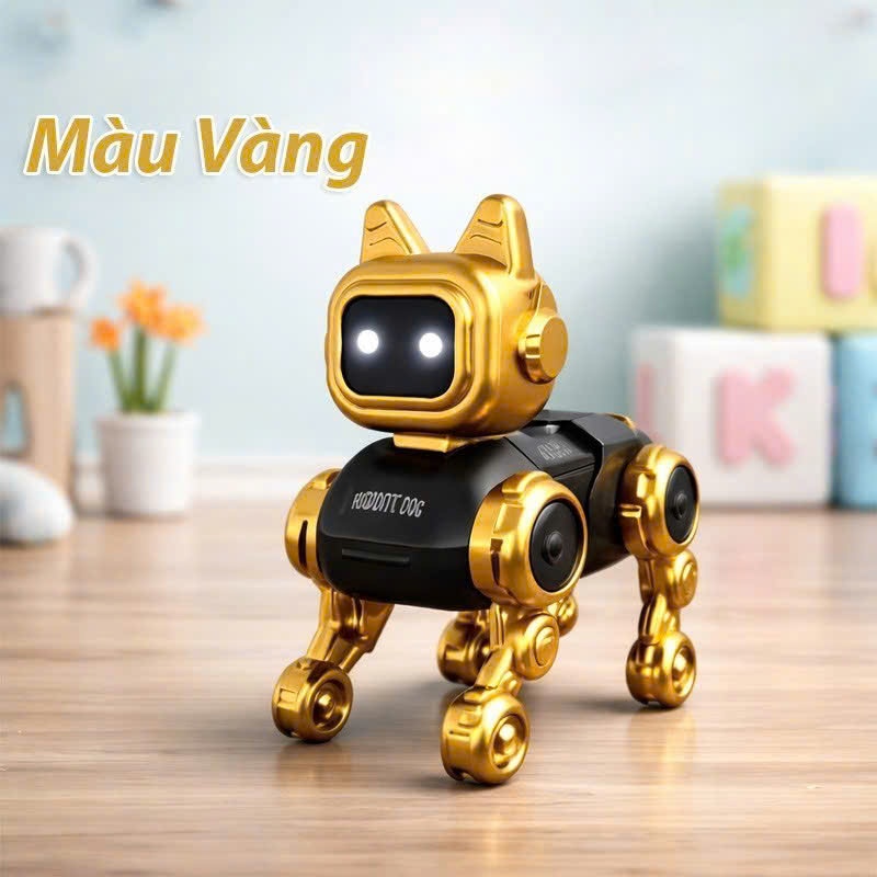 Chó Robot Đồ Chơi Mini – Di Chuyển Tự Động Siêu Cute Cho Bé