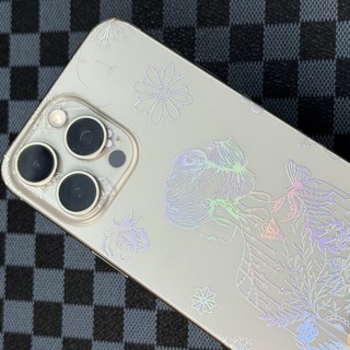 Miếng Dán Lưng Viền iPhone PPF Nhám Hình Cô Gái Hoa Hồng – Từ iPhone 12 Đến 17 ProMax
