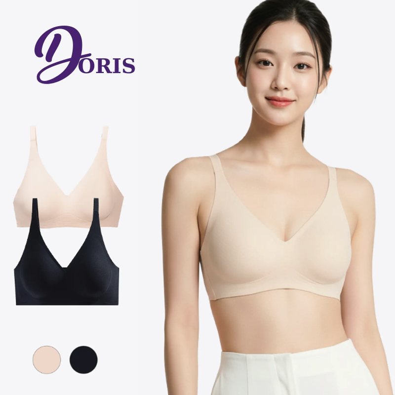 Áo Ngực Không Gọng Đúc Su Đệm Mỏng Mềm Mại Co Giãn 4 Chiều Thoáng Mát Không Lộ Viền DORIS 5509