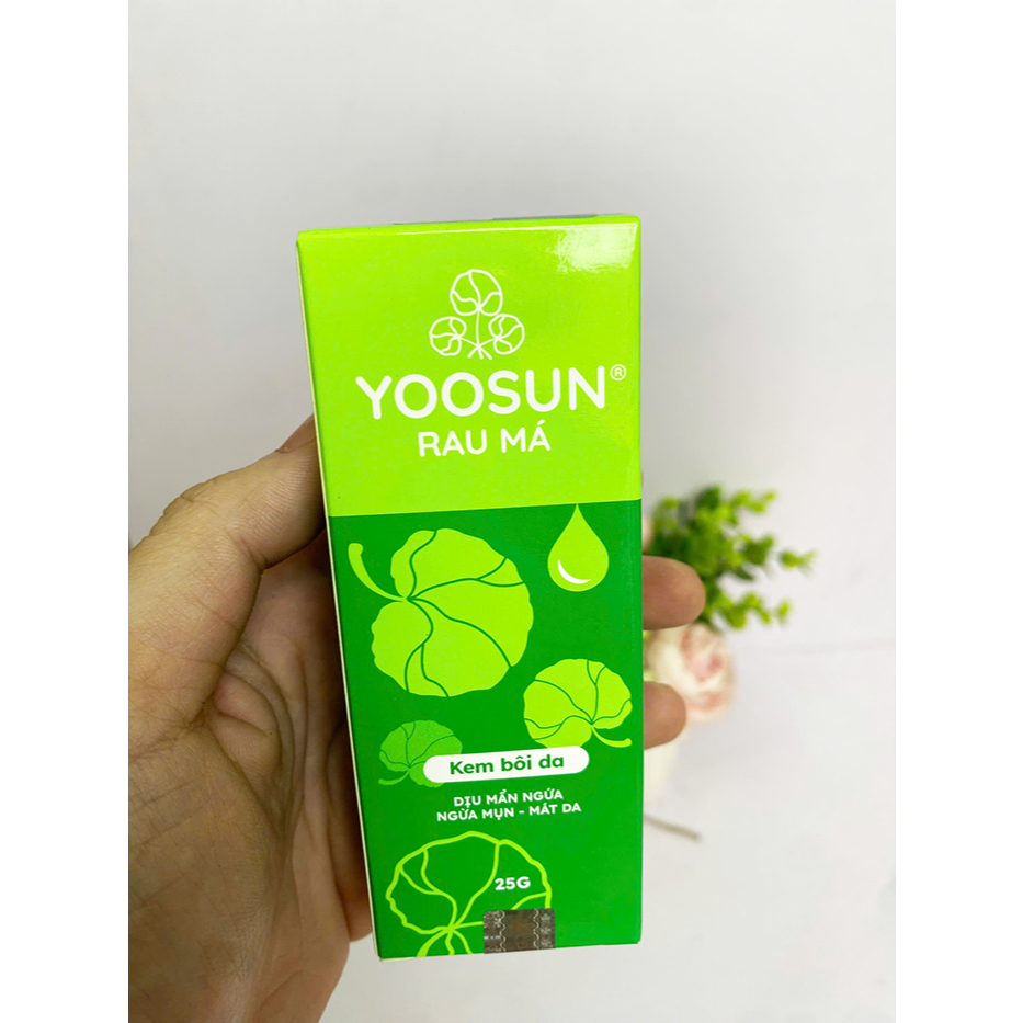 Kem bôi da Yoosun Rau Má dưỡng ẩm làm dịu da ngừa mụn hăm tã, không corticoid, không paraben, 25g