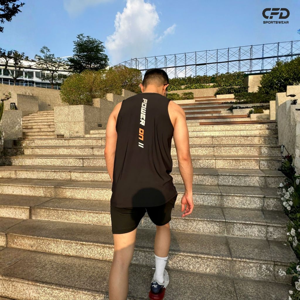 Áo Tanktop Gym Nam Air Lite, Form Tôn Dáng Tự Nhiên, Chất Vải Siêu Nhẹ, Thoáng Khí