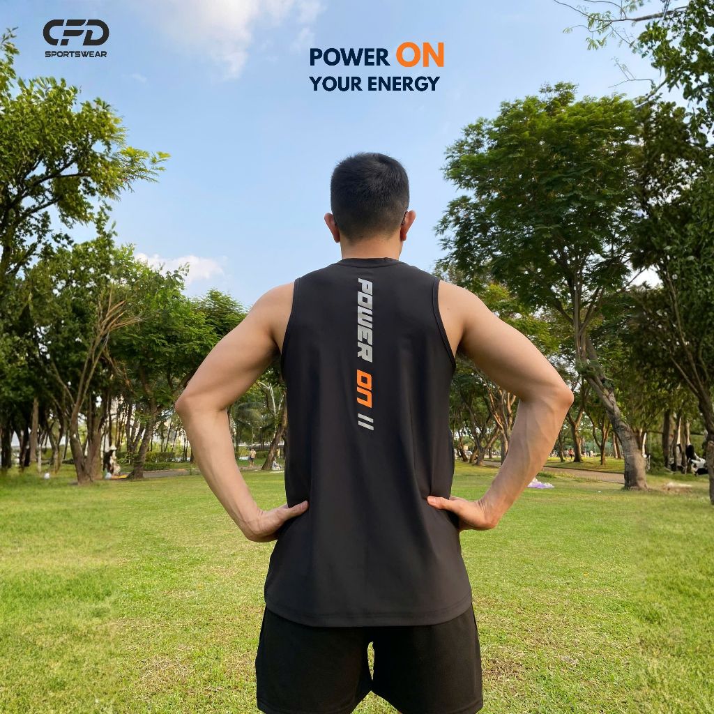 Áo Tanktop Gym Nam Air Lite, Form Tôn Dáng Tự Nhiên, Chất Vải Siêu Nhẹ, Thoáng Khí