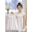 Váy Bé Gái Trắng Thêu Hoa Vintage Hàn Quốc Cao Cấp – Váy Công Chúa Cotton Mềm Mịn 12-45kg [VT01]