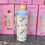 Cốc 600ml Cách Nhiệt Hoạt Hình Thiết Kế Dễ Thương, Thép Không Gỉ SUS316 Có Ống Hút & Tay Cầm