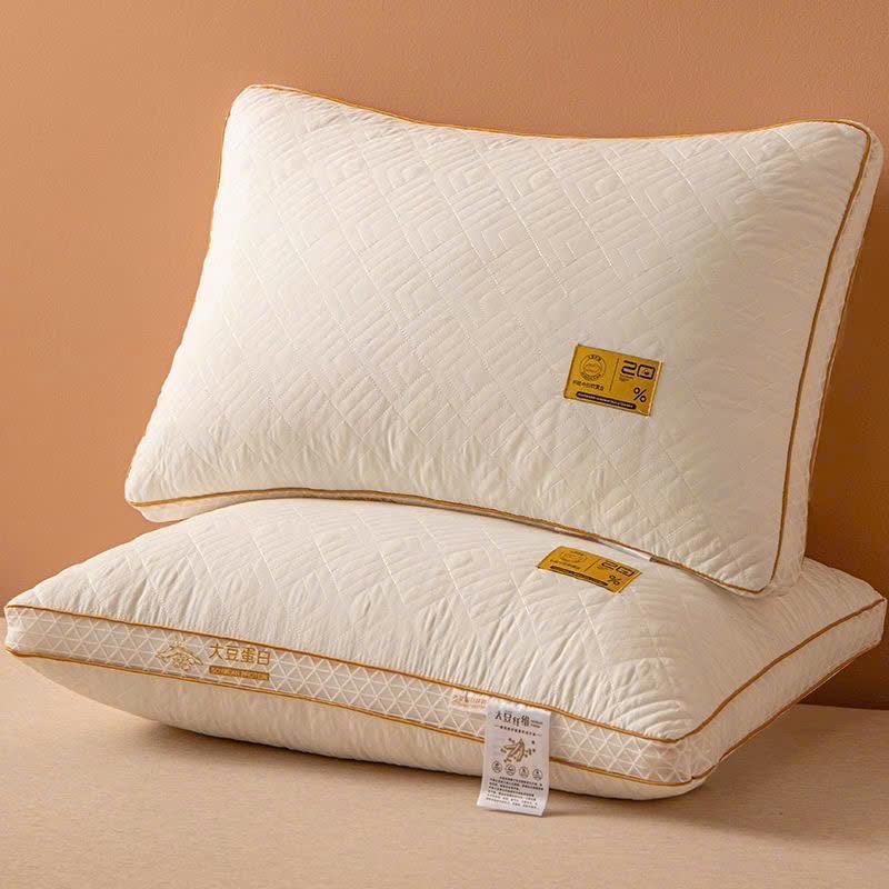 Ruột Gối Làm Bằng 100% Bông Sơ Đậu Nành Tự Nhiên Kháng Khuẩn Cao Cấp Mang Lại Giấc Ngủ Ngon Kích Thước 48*74cm
