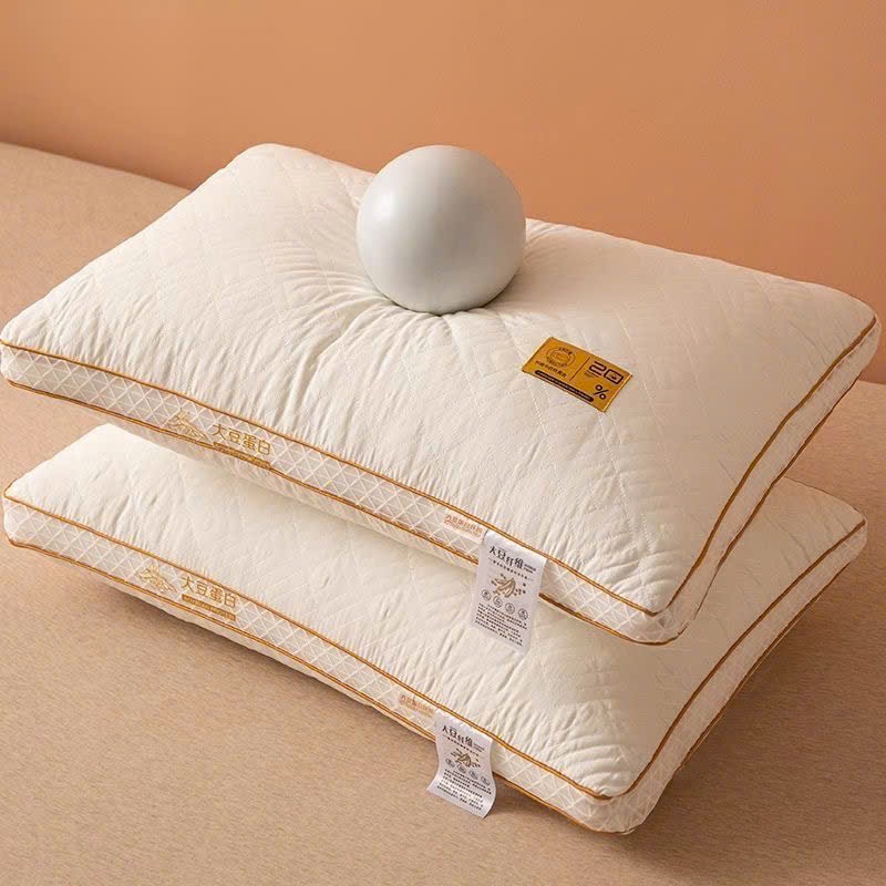 Ruột Gối Làm Bằng 100% Bông Sơ Đậu Nành Tự Nhiên Kháng Khuẩn Cao Cấp Mang Lại Giấc Ngủ Ngon Kích Thước 48*74cm
