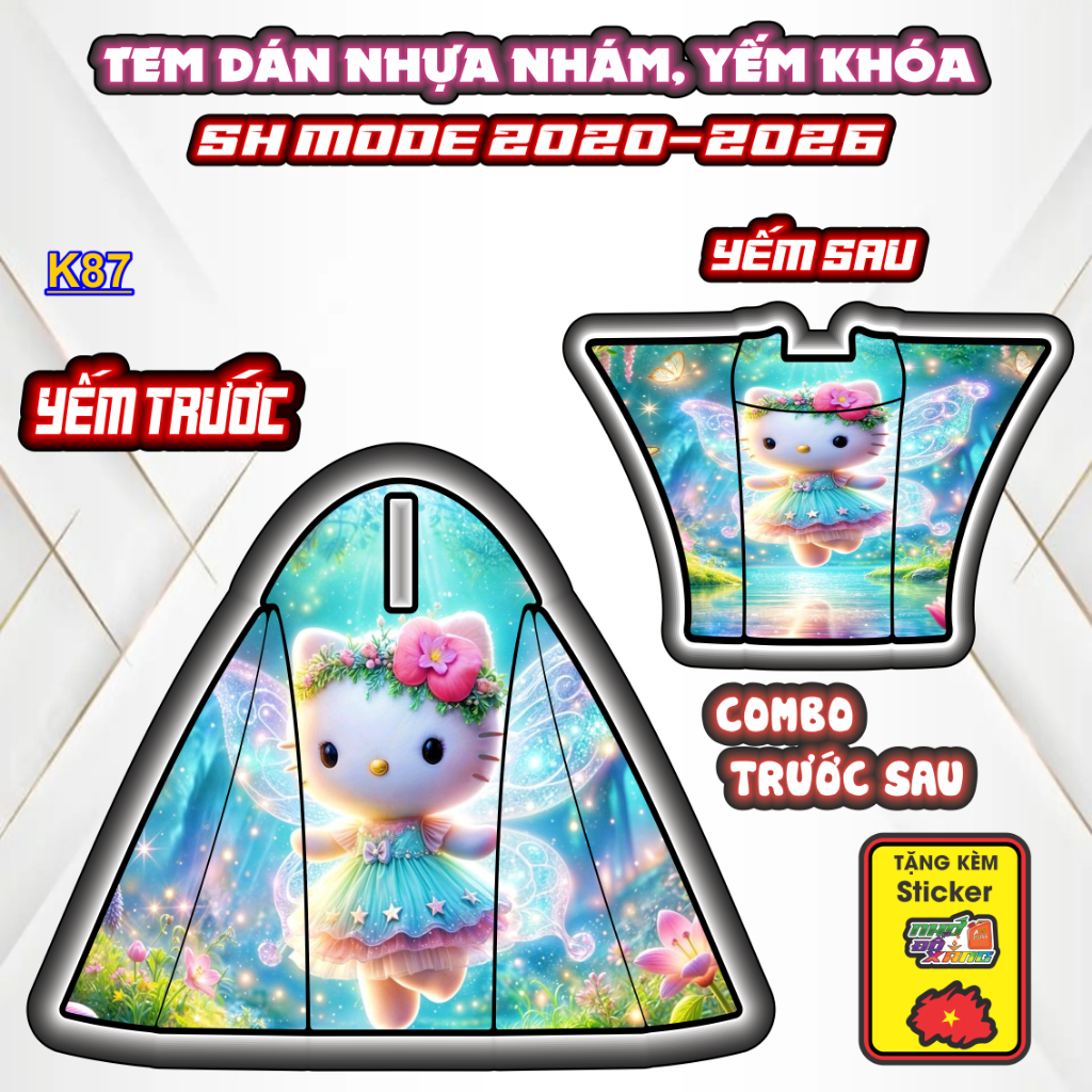 Bộ Tem Dán Chống Trầy Nhựa Nhám SH MODE 2020-2026 - Decal Bảo Vệ Cao Cấp, Chống Nước, Bền Màu.