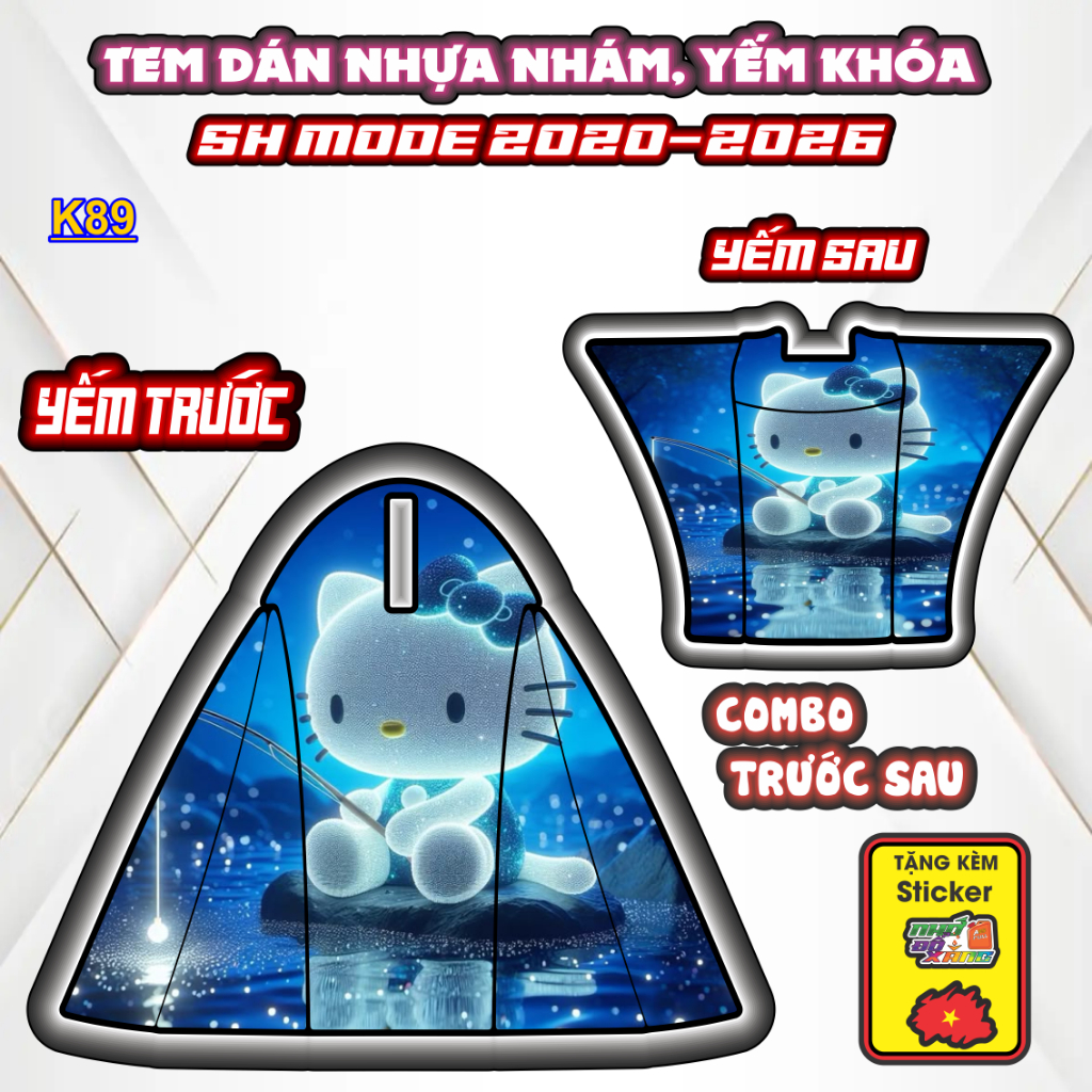 Bộ Tem Dán Chống Trầy Nhựa Nhám SH MODE 2020-2026 - Decal Bảo Vệ Cao Cấp, Chống Nước, Bền Màu.