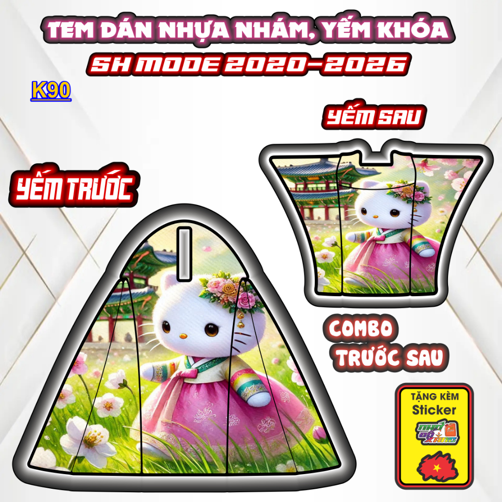 Bộ Tem Dán Chống Trầy Nhựa Nhám SH MODE 2020-2026 - Decal Bảo Vệ Cao Cấp, Chống Nước, Bền Màu.