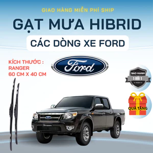 Gạt Mưa Ô Tô FORD: RANGER, EVEREST, RAPTOR, TERRITORY, FIESTA, FOCUS, ECOSPORT, TRANSIT Silicon Nano