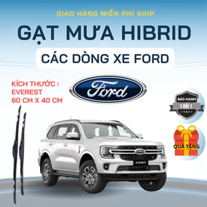 Gạt Mưa Ô Tô FORD EVEREST, ECOSPORT, RAPTOR, RANGER, TERRITORY, FIESTA, FOCUS, TRANSIT Silicon Nano