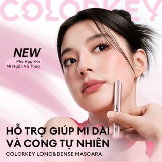 [Y366] Mascara COLORKEY - Giúp Mi Dài Và Tơi, Tạo Cảm Giác Tự Nhiên, Nhanh Khô, Không Lem Trôi