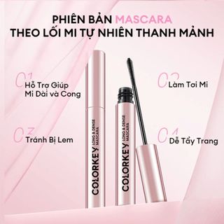 [Y366] Mascara COLORKEY - Giúp Mi Dài Và Tơi, Tạo Cảm Giác Tự Nhiên, Nhanh Khô, Không Lem Trôi