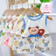 BỘ 3 LỖ Thun Tăm cho bé 6 -16kg. Vải thun tăm mềm, in đẹp rõ nét, co giãn, giặc máy tốt