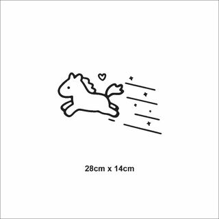 Decal hình con ngựa trang trí đa vị trí dành cho Ô tô xe máy (T.02)
