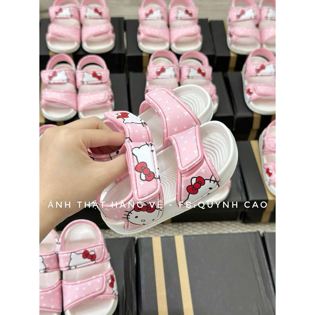 (Order) Dép quai hậu đế chống trượt, nhẹ hoạ tiết siêu nhân, người nhện, micky, kitty mùa hè cho bé trai - bé gái