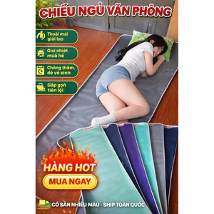 Chiếu ngủ văn phòng cao cấp nhiều màu - chiếu bền 5 năm dày 1,5ly - 70X200CM